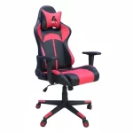 Silla Gamer Vortex | Reclinación Extrema y Soporte | Ecocuero | Negro/Rojo
