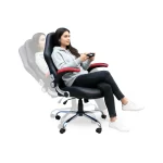 Silla Gamer Spectre | Mecedora con Curva Dorsal | Ecocuero | Negro/Rojo - Imagen 3