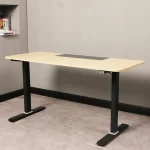 Escritorio Eléctrico Harmony Flow 140 cm | Arce/Negro - Imagen 3