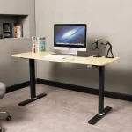 Escritorio Eléctrico Harmony Flow 140 cm | Arce/Negro - Imagen 5