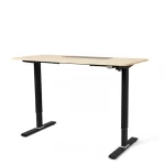 Escritorio Eléctrico Harmony Flow 140 cm | Arce/Negro
