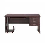 Escritorio Clásico Arabesque | 120 cm y Cajones con Cerradura | Café Caoba - Imagen 6