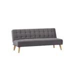 Futón Sofá Cama Nikko | Tela | Diseño Moderno | Gris
