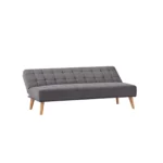 Futón Sofá Cama Nikko | Tela | Diseño Moderno | Gris - Imagen 3