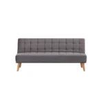Futón Sofá Cama Nikko | Tela | Diseño Moderno | Gris - Imagen 2