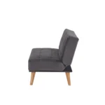 Futón Sofá Cama Nikko | Tela | Diseño Moderno | Gris - Imagen 5
