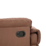 Bergere Compacto Reclinable Buzzati  | Microfibra Texturizada | Moca - Imagen 4