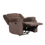 Bergere Reclinable Manual Ciorán  | Microfibra Aterciopelada | Chocolate - Imagen 3