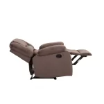 Bergere Reclinable Manual Ciorán  | Microfibra Aterciopelada | Chocolate - Imagen 4