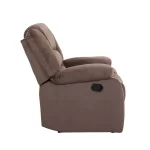 Bergere Reclinable Manual Ciorán  | Microfibra Aterciopelada | Chocolate - Imagen 5