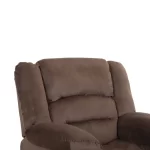 Bergere Reclinable Manual Ciorán  | Microfibra Aterciopelada | Chocolate - Imagen 6