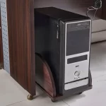 Escritorio Clásico Arabesque | 140 cm y Cajones con Cerradura | Café Caoba - Imagen 4