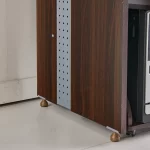 Escritorio Clásico Arabesque | 120 cm y Cajones con Cerradura | Café Caoba - Imagen 2