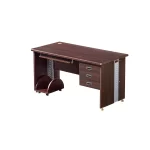Escritorio Clásico Arabesque | 120 cm y Cajones con Cerradura | Café Caoba - Imagen 7