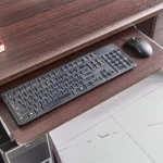 Escritorio Clásico Arabesque | 140 cm y Cajones con Cerradura | Café Caoba - Imagen 5