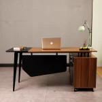 Escritorio Tradicional Bolero | Con Cerradura y en L | Café Roble - Imagen 2