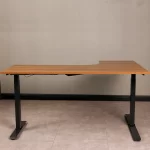 Escritorio Eléctrico Ascend Esencial En L 160 cm Izquierdo | Doble Motor 3 Memorias | Café/Negro - Imagen 4