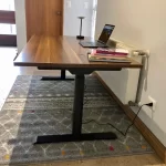Escritorio Eléctrico Ascend Elite 140 cm | Controlador LCD digital y Doble Motor | Café/Negro - Imagen 4