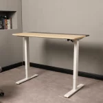 Escritorio Eléctrico Harmony Flow 120 cm | Arce/Blanco - Imagen 2
