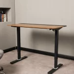 Escritorio Eléctrico Harmony Flow 120 cm | Nogal/Negro - Imagen 2