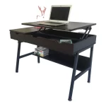 Escritorio Tradicional Nocturno | Superficie Elevable | Café Oscuro - Imagen 4