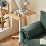 Escritorio Moderno Primavera | Elevable con Ruedas | Blanco/Arce - Imagen 7