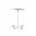 Escritorio Moderno Primavera | Elevable con Ruedas | Blanco/Arce - Imagen 9