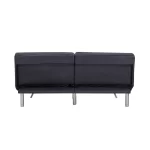 Futón Sofá Cama Osaka | Ecocuero | Diseño Moderno | Negro - Imagen 7