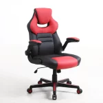 Silla Gamer Blitz | Mecedora | Ecocuero | Negro/Rojo