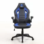 Silla Gamer Fusión | Mecedora  y Malla Transpirable Híbrida | Malla y Ecocuero | Negro/Azul - Imagen 2
