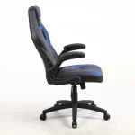 Silla Gamer Fusión | Mecedora  y Malla Transpirable Híbrida | Malla y Ecocuero | Negro/Azul - Imagen 6