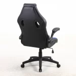 Silla Gamer Fusión | Mecedora  y Malla Transpirable Híbrida | Malla y Ecocuero | Negro/Azul - Imagen 7