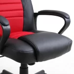 Silla Gamer Ignite | Mecedora  y Malla Transpirable Híbrida | Malla y Ecocuero | Negro/Rojo - Imagen 9