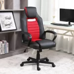 Silla Gamer Ignite | Mecedora  y Malla Transpirable Híbrida | Malla y Ecocuero | Negro/Rojo - Imagen 4