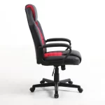 Silla Gamer Ignite | Mecedora  y Malla Transpirable Híbrida | Malla y Ecocuero | Negro/Rojo - Imagen 5