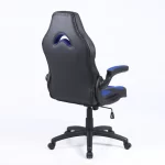 Silla Ejecutiva Oxford | Mecedora y Apoyabrazos Ajustables | Ecocuero y Ventilación| Negro/Azul - Imagen 8