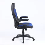 Silla Ejecutiva Oxford | Mecedora y Apoyabrazos Ajustables | Ecocuero y Ventilación| Negro/Azul - Imagen 7