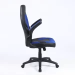 Silla Ejecutiva Oxford | Mecedora y Apoyabrazos Ajustables | Ecocuero y Ventilación| Negro/Azul - Imagen 6