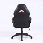 Silla Ejecutiva Oxford | Mecedora y Apoyabrazos Ajustables | Ecocuero y Ventilación| Negro/Rojo - Imagen 9