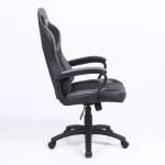 Silla Ejecutiva Preston | Mecedora y Orificios de Ventilación | Ecocuero | Negro/Gris - Imagen 7