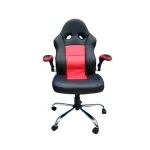 Silla Gamer Spectre | Mecedora con Curva Dorsal | Ecocuero | Negro/Rojo - Imagen 2