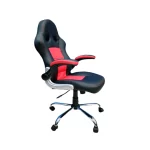Silla Gamer Spectre | Mecedora con Curva Dorsal | Ecocuero | Negro/Rojo - Imagen 4