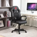 Silla Ejecutiva Wellington | Mecedora y Orificios de Ventilación | Ecocuero | Negro - Imagen 7