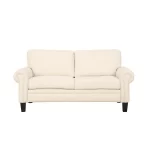 Sofá Callisburg | 2 Cuerpos | Chenille | Blanco - Imagen 2