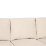 Sofá Callisburg | 3 Cuerpos | Chenille | Blanco - Imagen 3