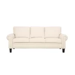 Sofá Callisburg | 3 Cuerpos | Chenille | Blanco - Imagen 2