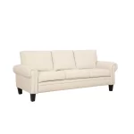 Sofá Callisburg | 3 Cuerpos | Chenille | Blanco
