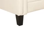 Sofá Callisburg | 3 Cuerpos | Chenille | Blanco - Imagen 5