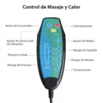 Bergere Masajeador Reclinable Musil | Calor y 8 Puntos | Café Grisáceo - Imagen 6