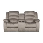 Sofa Bergere Reclinable Musil | 2 Cuerpos | Café Grisáceo - Imagen 2